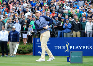 Iconic 17th Hole At Tpc Sawgrass During The Players Championship Wallpaper