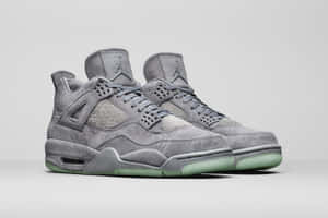 Iconic Air Jordan 4 Sneakers Wallpaper