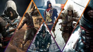 Iconic Assassin's Creed Characters Gathered Together Wallpaper