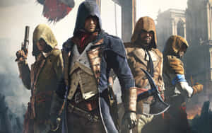 Iconic Assassin's Creed Characters United In An Epic Wallpaper Wallpaper