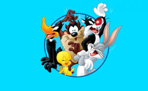Iconic Bugs Bunny And Friends Wallpaper