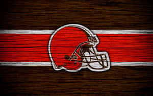 Iconic Cleveland Browns Logo Wallpaper