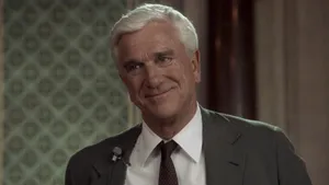 Iconic Comedic Actor Leslie Nielsen Wallpaper