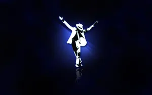 Iconic Dance Pose Silhouette Wallpaper