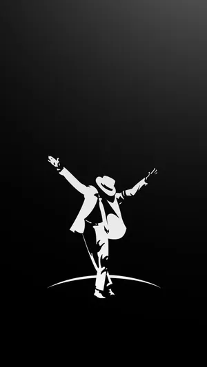 Iconic Dance Pose Silhouette Wallpaper