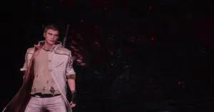 Iconic Devil May Cry Characters In Action Wallpaper