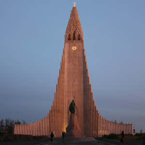 Iconic Feature Of Hallgrimskirkja Wallpaper