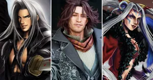 Iconic Final Fantasy Characters Gathered In A Stunning Ensemble Wallpaper