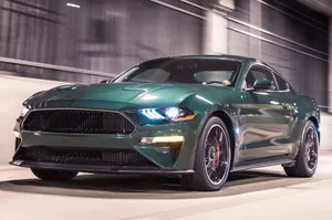 Iconic Ford Mustang Bullitt In Action Wallpaper
