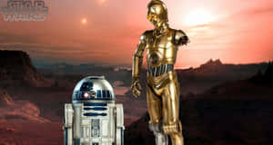 Iconic Gold Droid, C-3po, From The Star Wars Universe Wallpaper