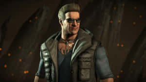 Iconic Johnny Cage In Action Wallpaper