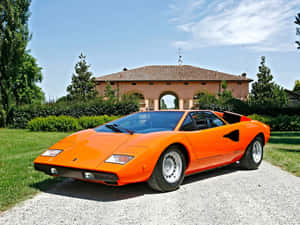 Iconic Lamborghini Countach Sports Car Wallpaper