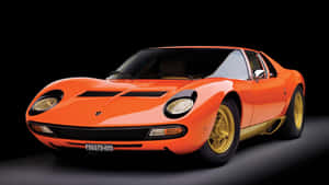 Iconic Lamborghini Miura In Its Full Glory Wallpaper