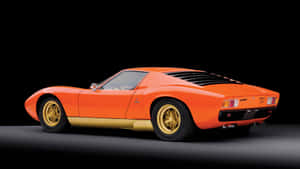 Iconic Lamborghini Miura Showcasing Its Timeless Design Wallpaper