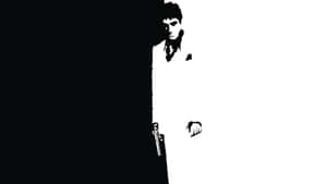 Iconic Movie Character Silhouette Wallpaper