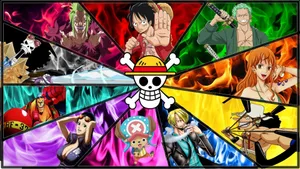 Iconic One Piece Anime Pirate Logo Wallpaper