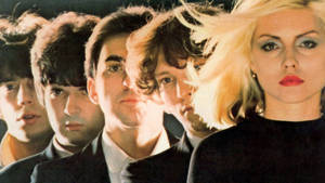 Iconic Portrait Of Blondie, The Legendary American Rock Band, During An Album Photo Shoot. Wallpaper