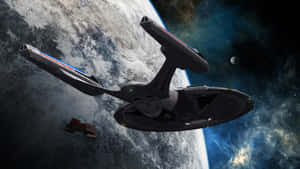 Iconic Uss Enterprise Ncc-1701 From Star Trek Enterprise Wallpaper