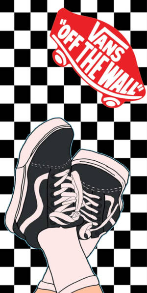 Iconic Vans Logo Graphic Art Wallpaper