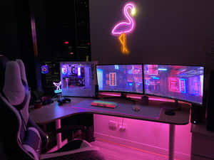 Ideal Gaming Pc Setup For A True Gamer Wallpaper