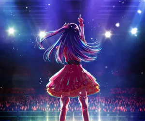 Idol Performance Under Spotlights Wallpaper