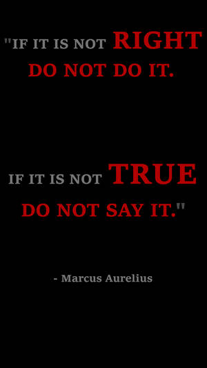 If It Is Not True Quote Stoicism Wallpaper