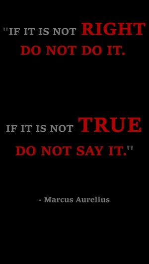 If It Is Not True Quote Stoicism Wallpaper