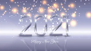 Ignite A New Start With Sparkling Happy New Year 2021 Wallpaper