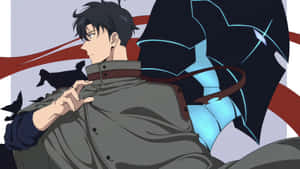 Igris Anime Character Action Wallpaper