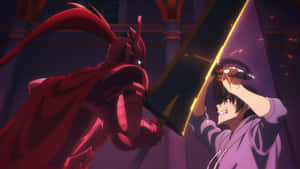 Igris Battle Scene Wallpaper