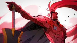 Igris Red Knight Warrior Wallpaper