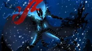 Igris Warframe Night Battle Wallpaper