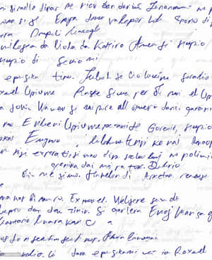 Illegible Letter In Foreign Language Wallpaper