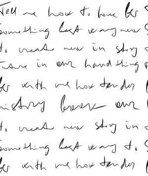 Illegible Letter Of A Lazy Writer Wallpaper