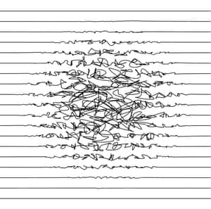 Illegible Scribbles Wallpaper