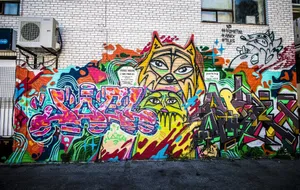 Illicit Street Art Wallpaper