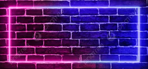 Illuminate Your Workspace With A Modern Purple Neon Aesthetic Computer Wallpaper