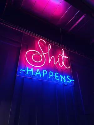 Illuminate Your World With Neon Aesthetic Design Wallpaper