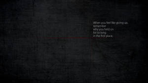 'illuminated Message On Dark Wall' Wallpaper