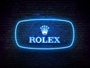 Illuminated Neon Text Against Dark Backdrop Wallpaper