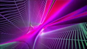 Illuminated Rainbow Of Electric Purple Wallpaper