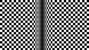 Illusion Black And White Boxes Wallpaper