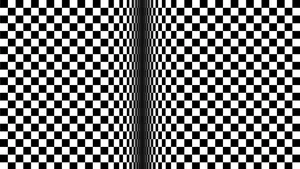 Illusion Black And White Boxes Wallpaper