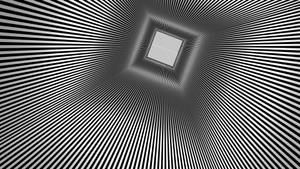 Illusion Square Tunnel Wallpaper