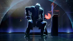 Illusive Man Contemplating The Galaxy Wallpaper