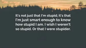 Im Stupid Or Smart Wallpaper