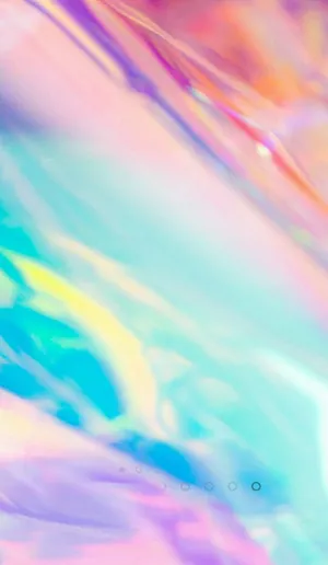 Image A Vibrant Pastel Rainbow Swirl On A White Iphone Wallpaper