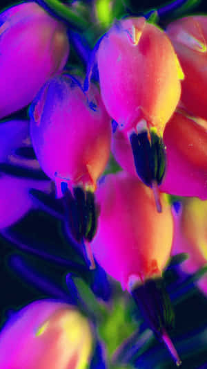 Image A Vibrant Rainbow Flower Iphone Wallpaper