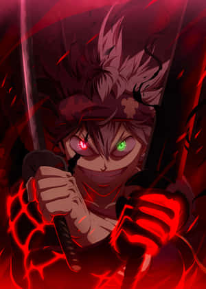 Image Asta Fighting Against His Demon Form Wallpaper