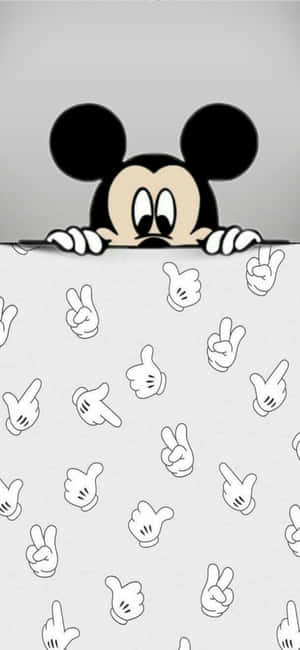 Image Black Mickey Mouse Phone Wallpaper